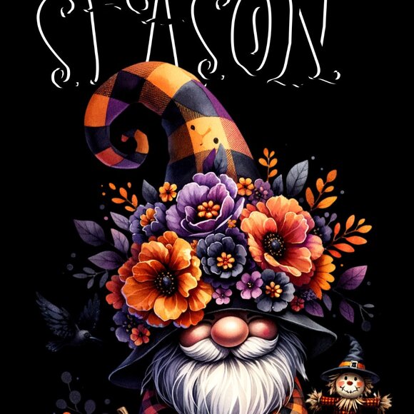 Gnome Halloween Towel Set, Spooky Season Towels, Cute Halloween Kitchen Towel, - Picture 3 of 9